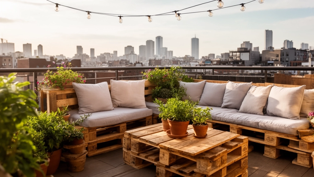 balkon z palet