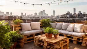 balkon z palet