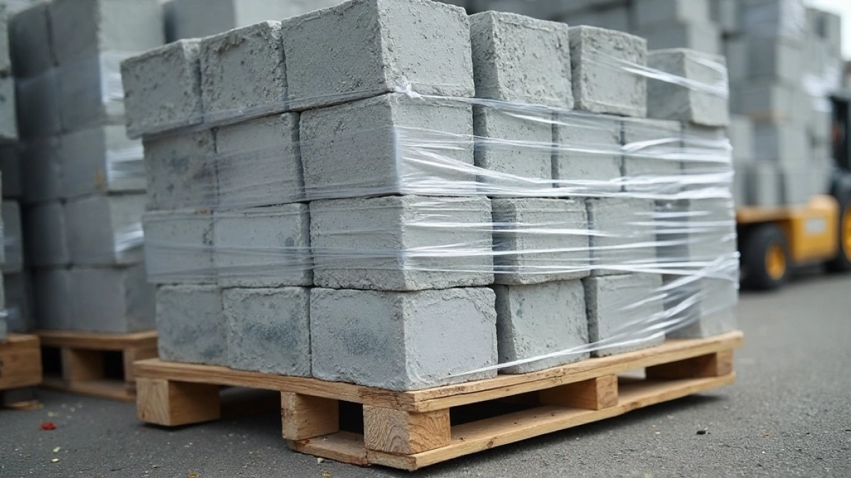 ile waży paleta bloczka fundamentowego