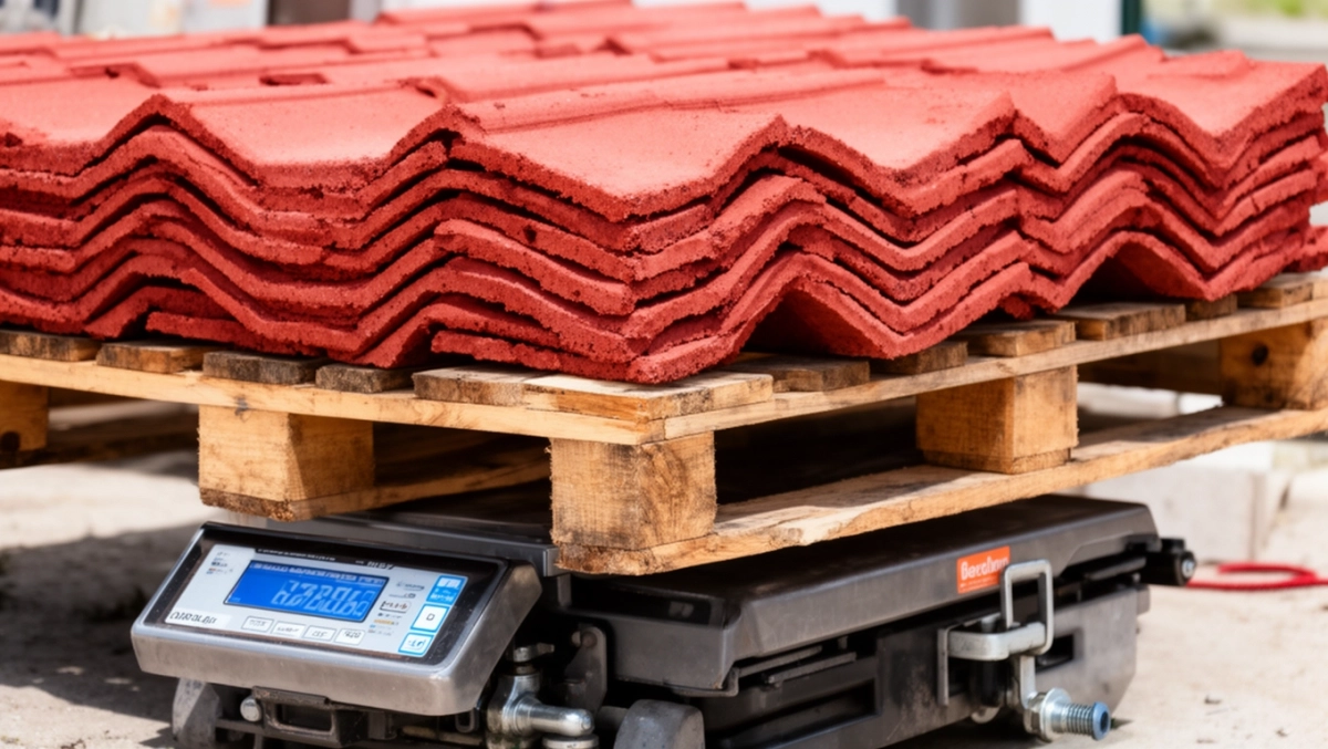 Ile waży paleta dachówki betonowej