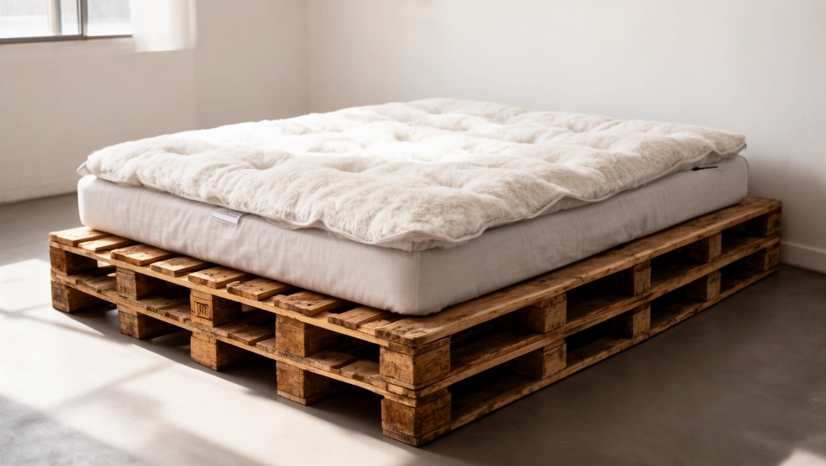 materac na paletach