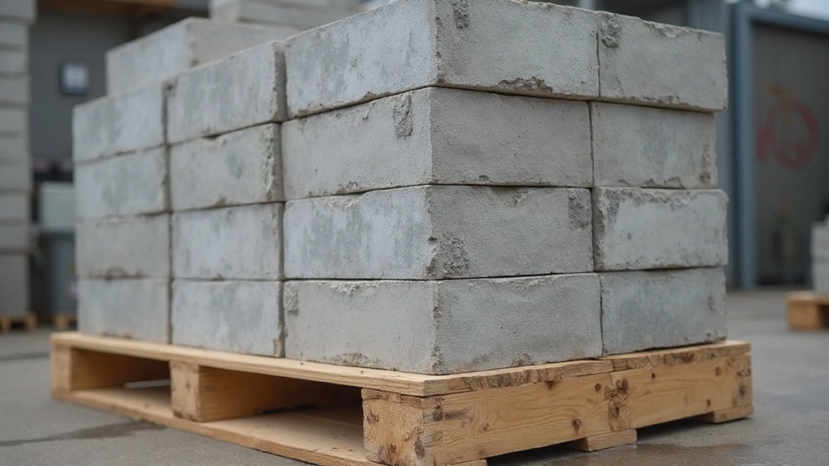 paleta bloczków betonowych ile sztuk