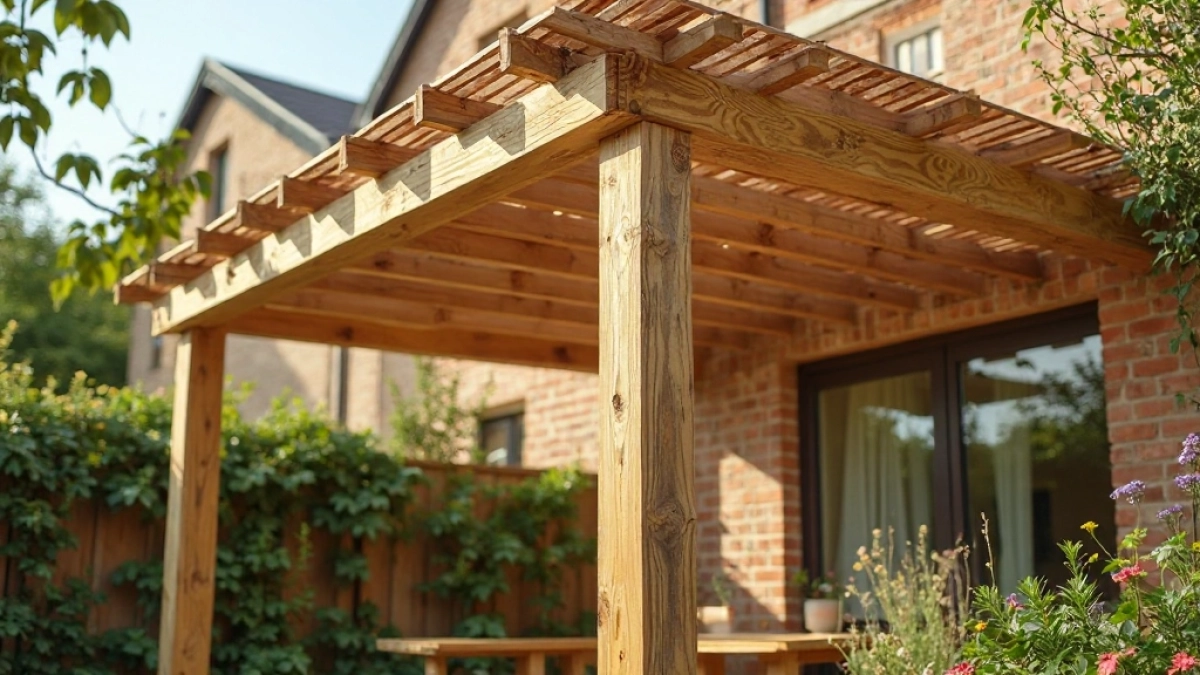 pergola z palet
