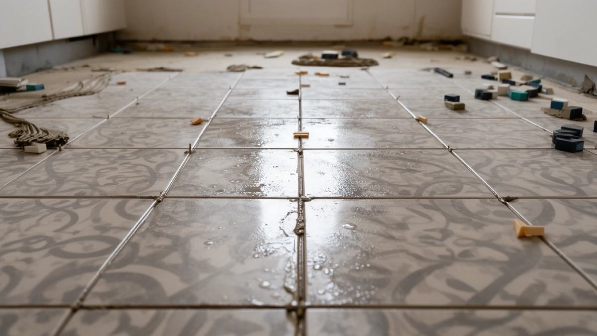 Po jakim czasie można chodzić po płytkach