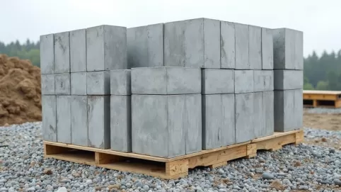 ile waży paleta bloczków fundamentowych