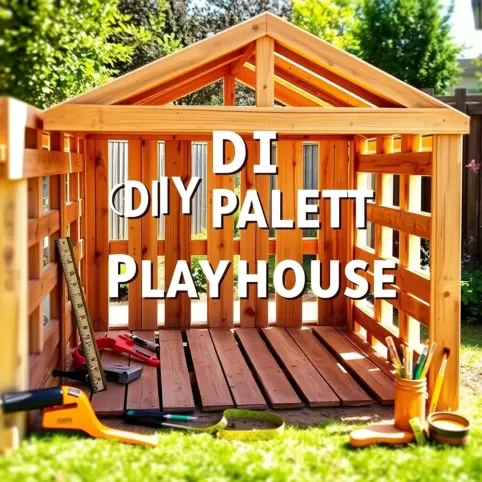 Jak zrobić domek dla dzieci z palet