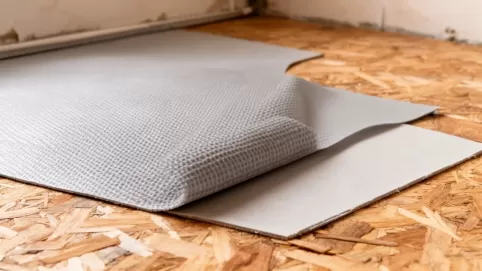 Mata pod płytki na OSB