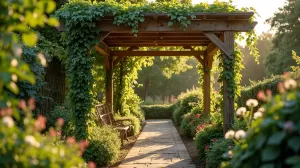 pergola ogrodowa z palet