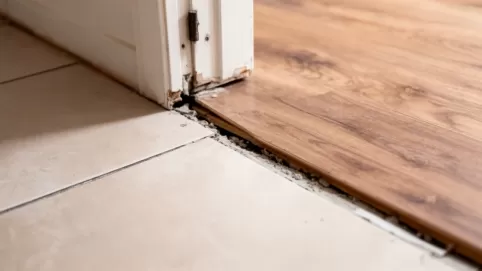 połączenie płytek z panelami