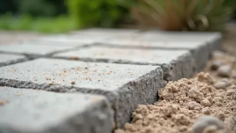 Układanie płyt tarasowych na suchym betonie